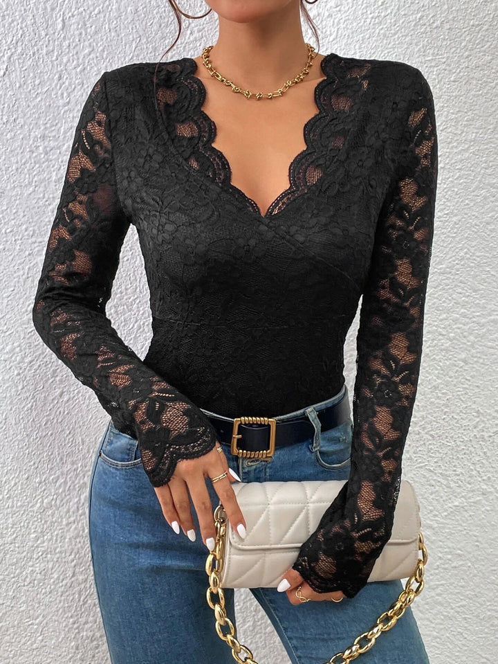 Trim Lace Bodysuit