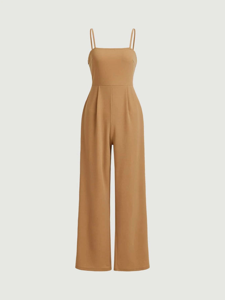 Cami-Jumpsuit mit plissiertem Detail