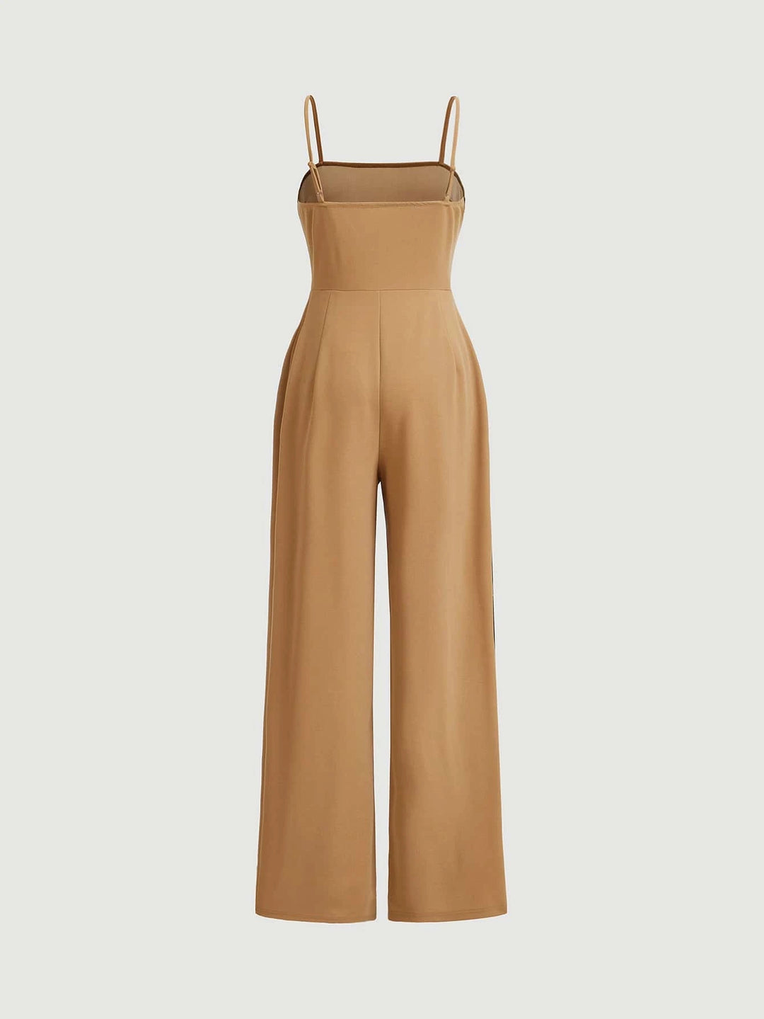 Plicated Detail Cami Jumpsuit