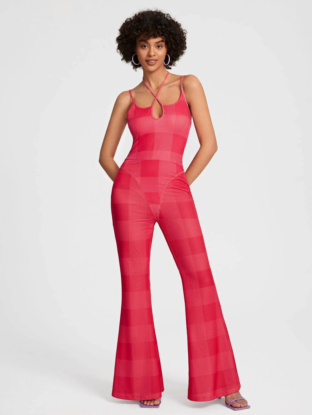 Flare Leg Cami Jumpsuit