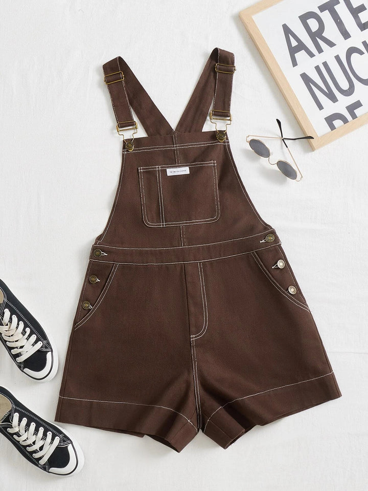 Slant Pocket Romper