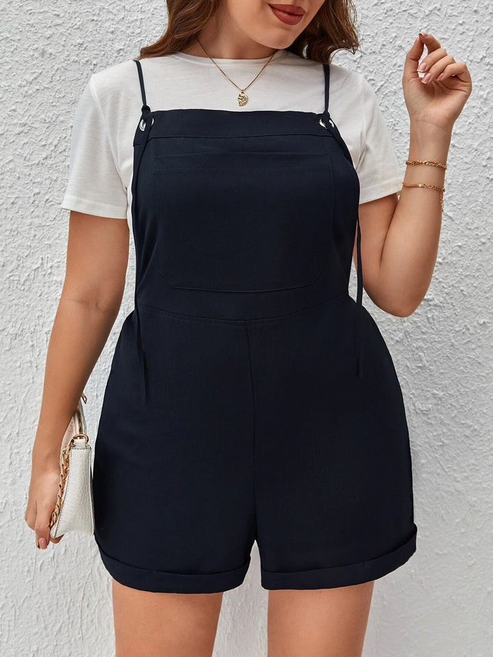 Overall Romper Without Tee