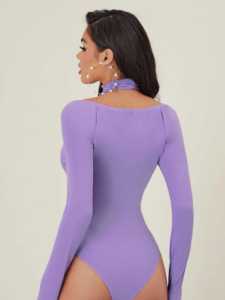 Slimfit Halter Neck Bodysuit