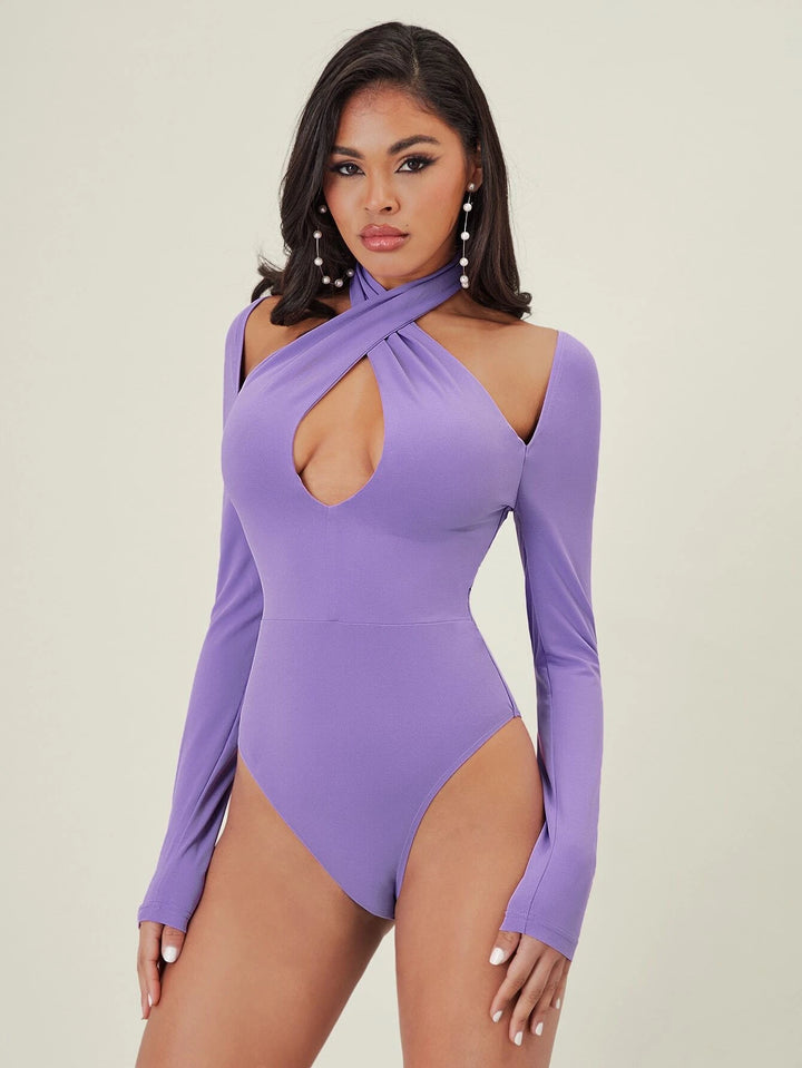 Slimfit Halter Neck Bodysuit