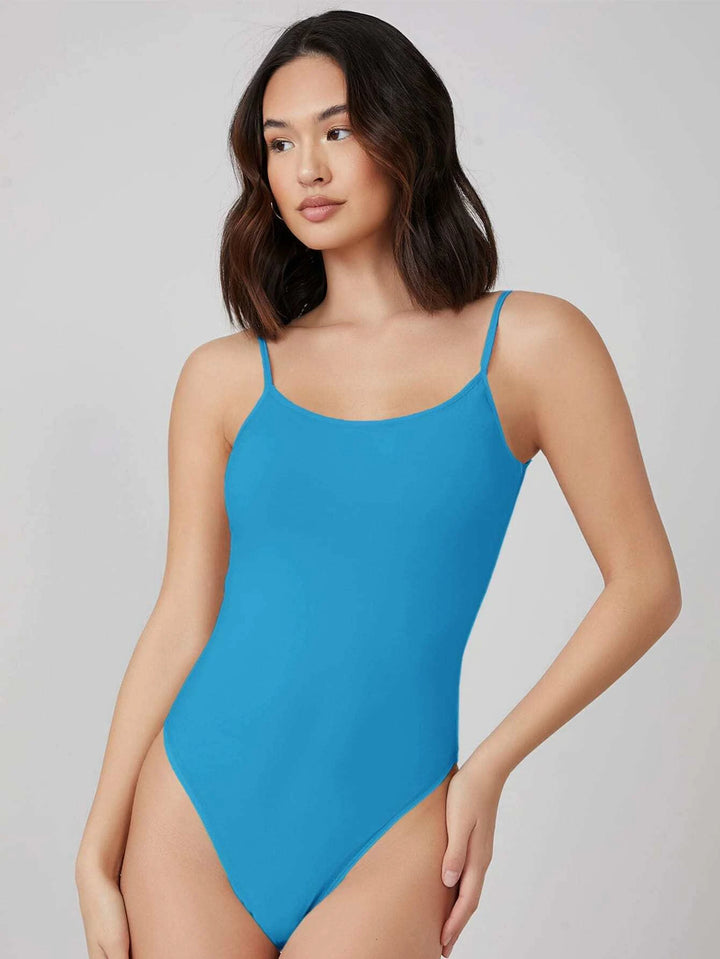 Solid Form Fitted Slip Bodysuit