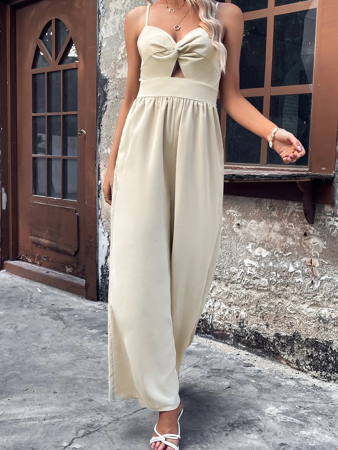 Backless Cami Jumpsuit