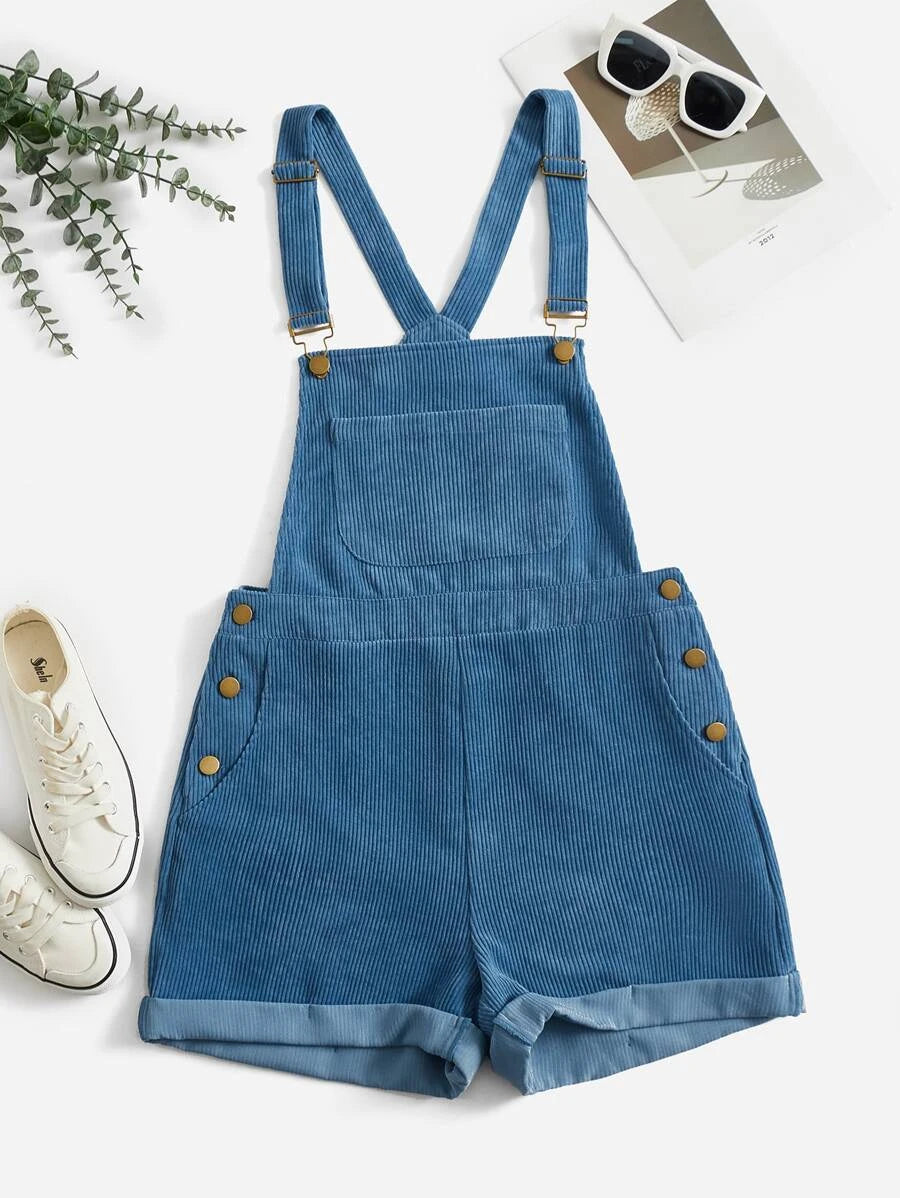 Front Pocket Romper Without Tube Top