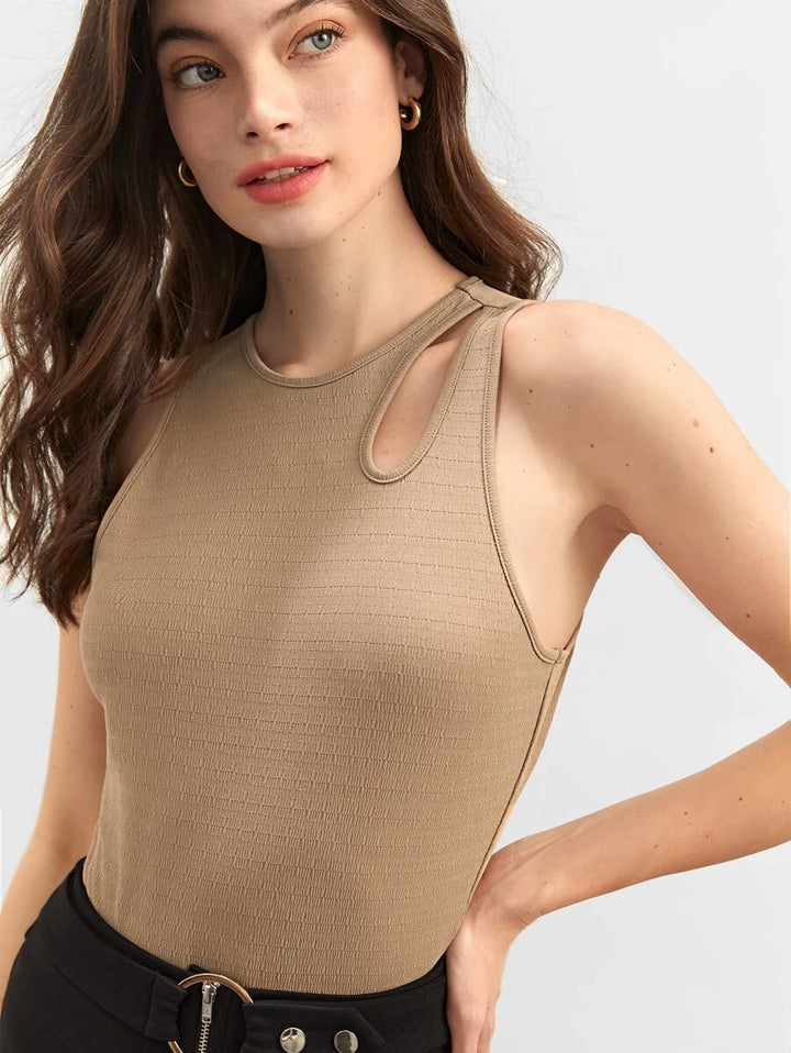 Detail Slim Fit Tank Bodysuit