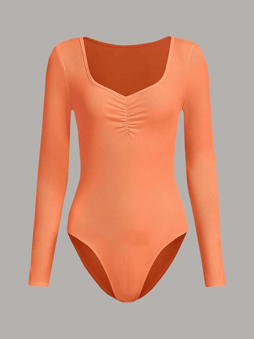 Solid Colored Slim Fit Bodysuit