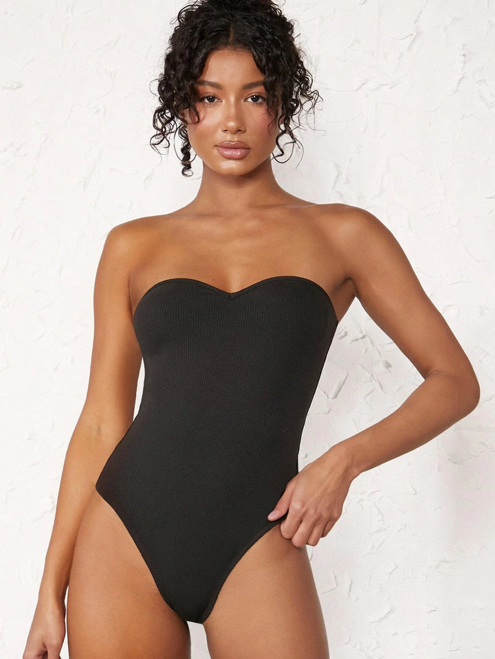 Solid Colored Tube Bodysuit