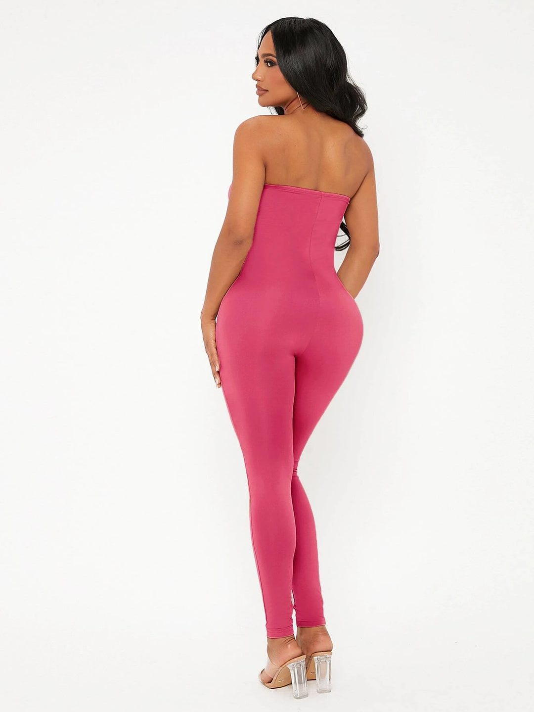 Sleeveless Tube Unitard Jumpsuit