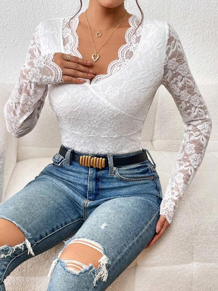 Trim Lace Bodysuit