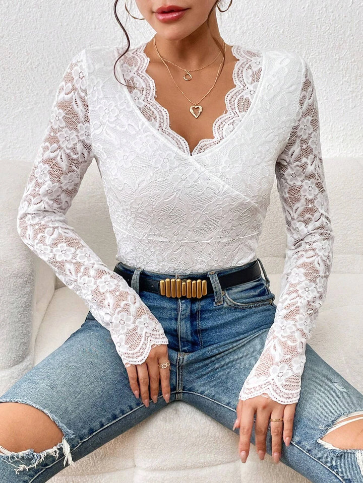 Trim Lace Bodysuit