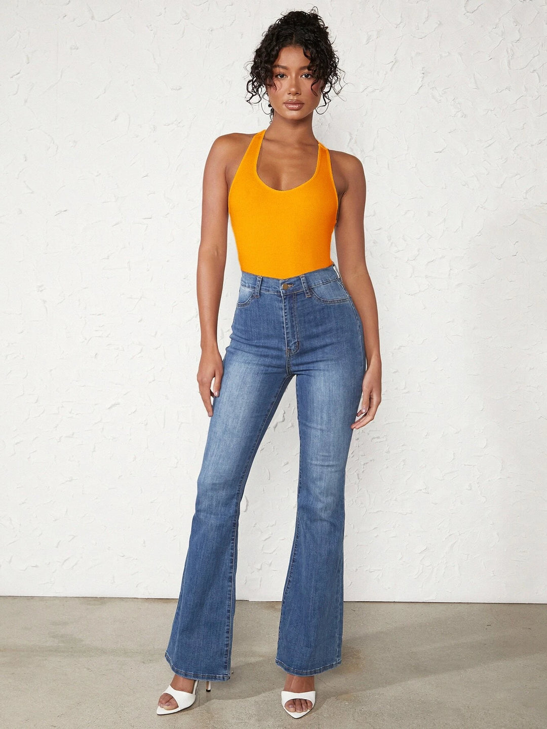 Casual Scoop Neck Bodysuit