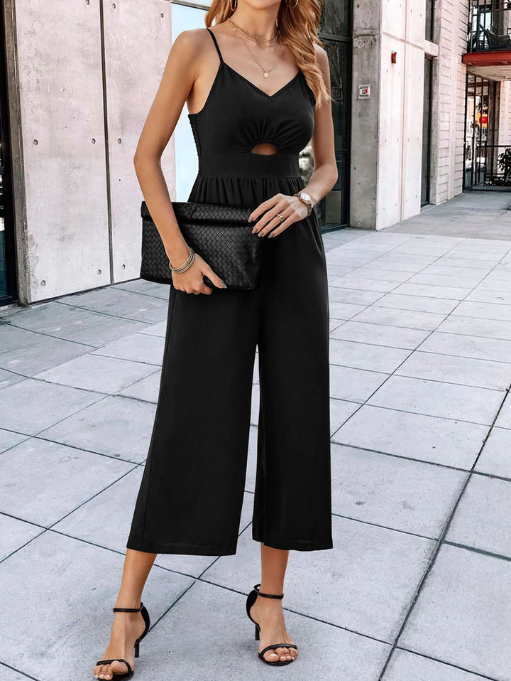 Cami-Jumpsuit mit Cut-out vorne