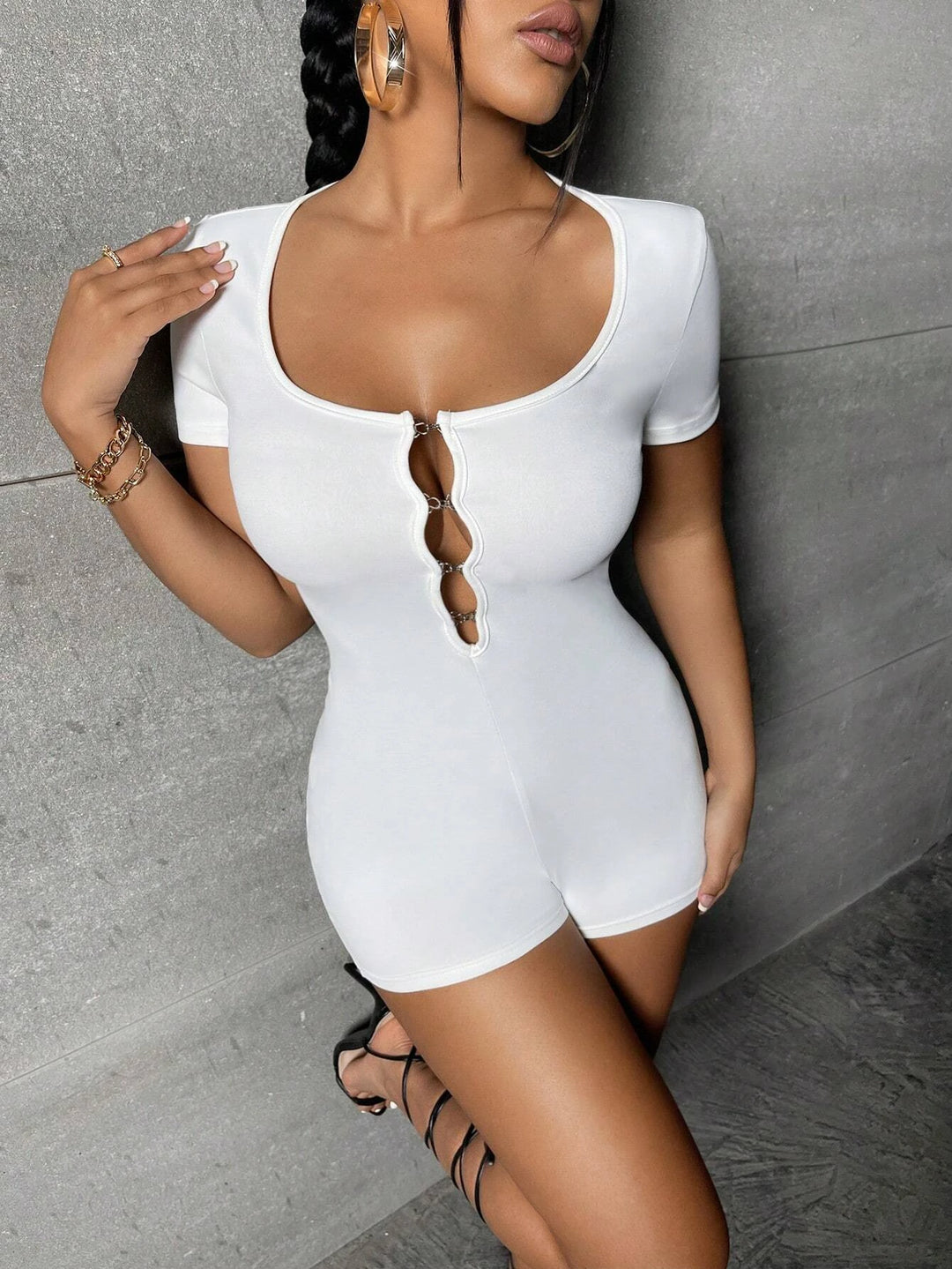 Scoop Neck Romper