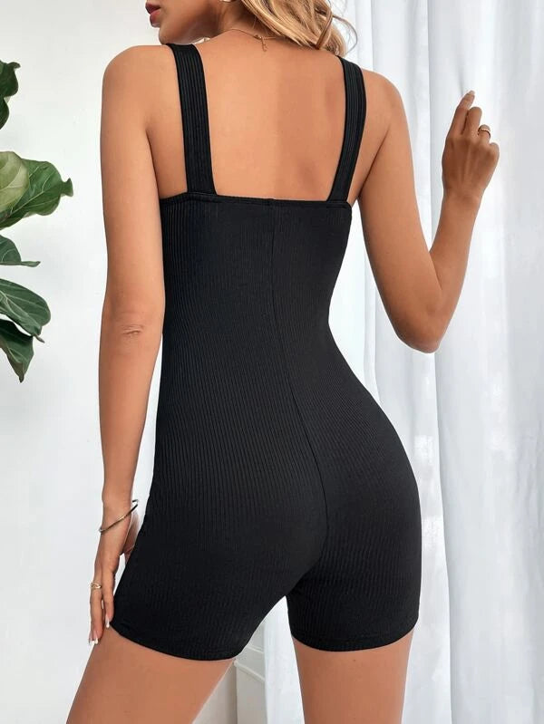 Scoop Neck Sleeveless Bodysuit